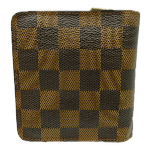 Louis Vuitton Wallet Compact fold Bi Ebene Zip Damier Brown